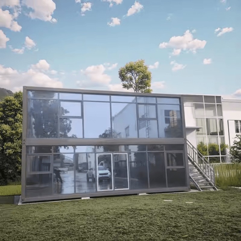 Dvostruko ostakljena sunčana soba, proširiva montažna kontejnerska kuća/kuća Dvostruko ostakljena sunčana soba, proširiva montažna kontejnerska kuća/kuća