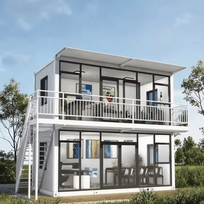 Dvostruko ostakljena sunčana soba, proširiva montažna kontejnerska kuća/kuća Dvostruko ostakljena sunčana soba, proširiva montažna kontejnerska kuća/kuća