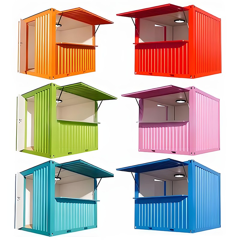 Mala trgovina kontejnera (valovita zidna ploča)